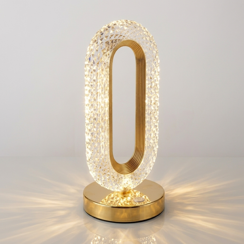 مصباح كريستال فاخر — Lampe Crystal Premium