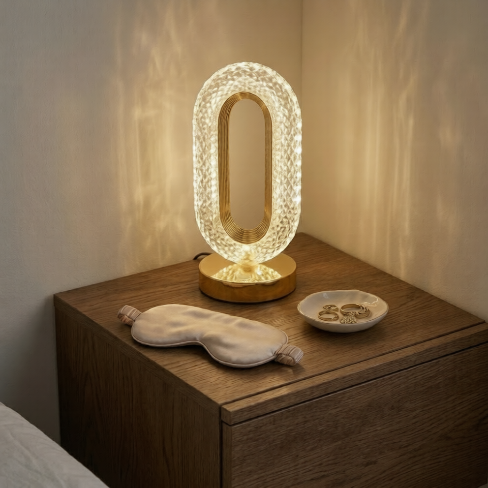 مصباح كريستال فاخر — Lampe Crystal Premium